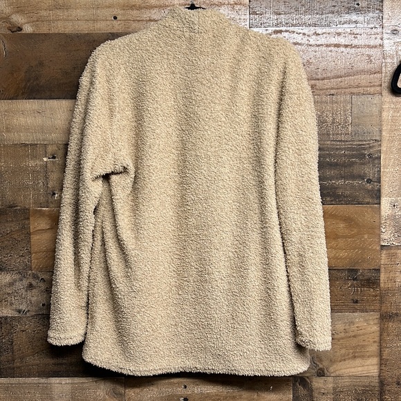 If It Were Me 3 pc Fuzzy Teddy Sleepwear Short Set With Cardigan Womens Sz Small - Picture 5 of 10